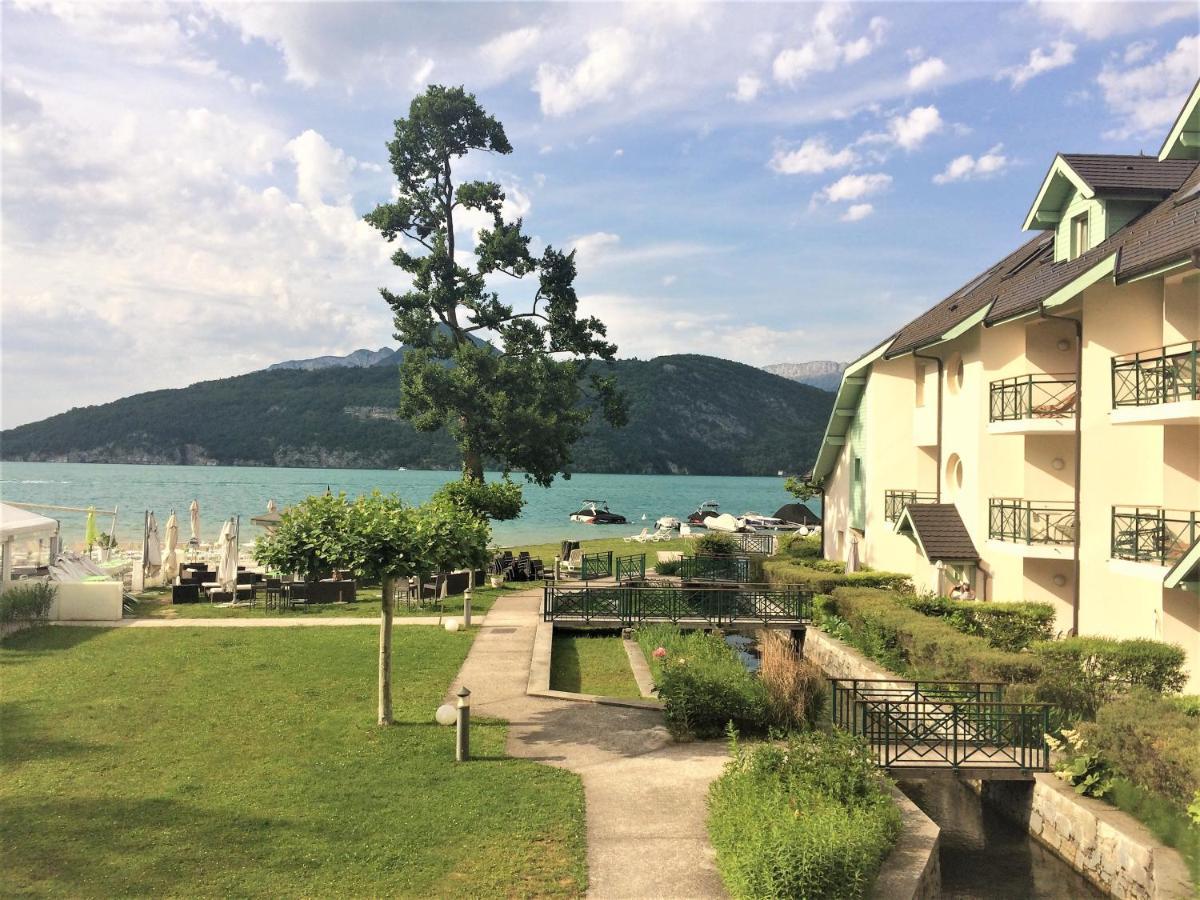 Lac Annecy Plage Privee, Duplex Baie Des Voiles Duingt Ngoại thất bức ảnh