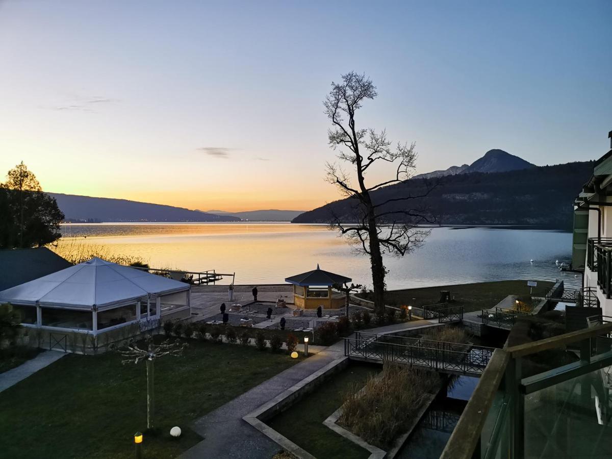 Lac Annecy Plage Privee, Duplex Baie Des Voiles Duingt Ngoại thất bức ảnh