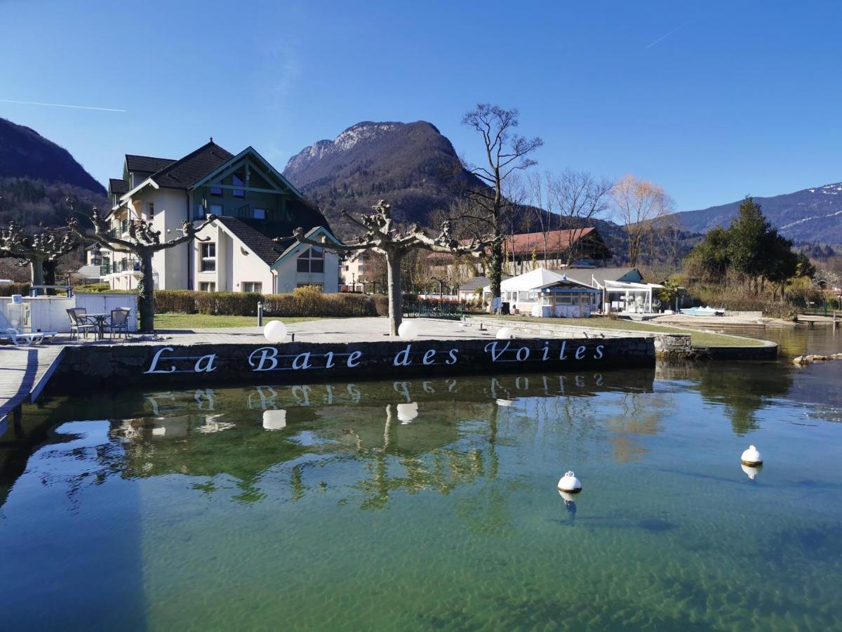 Lac Annecy Plage Privee, Duplex Baie Des Voiles Duingt Ngoại thất bức ảnh