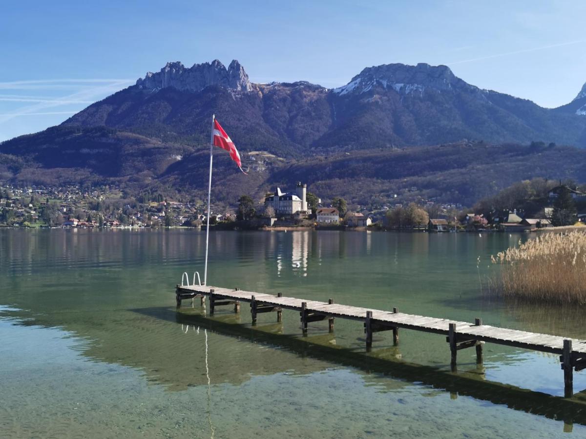 Lac Annecy Plage Privee, Duplex Baie Des Voiles Duingt Ngoại thất bức ảnh