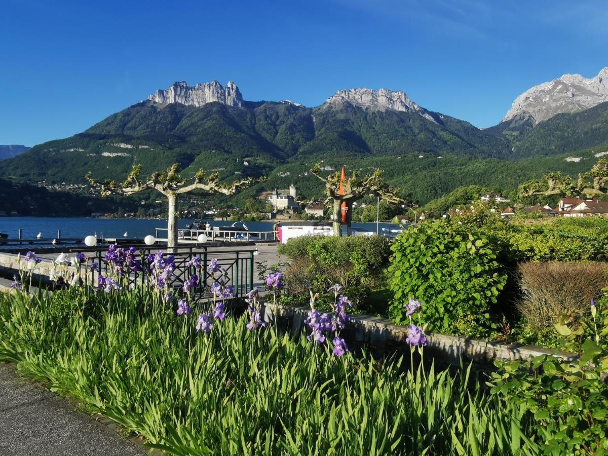 Lac Annecy Plage Privee, Duplex Baie Des Voiles Duingt Ngoại thất bức ảnh