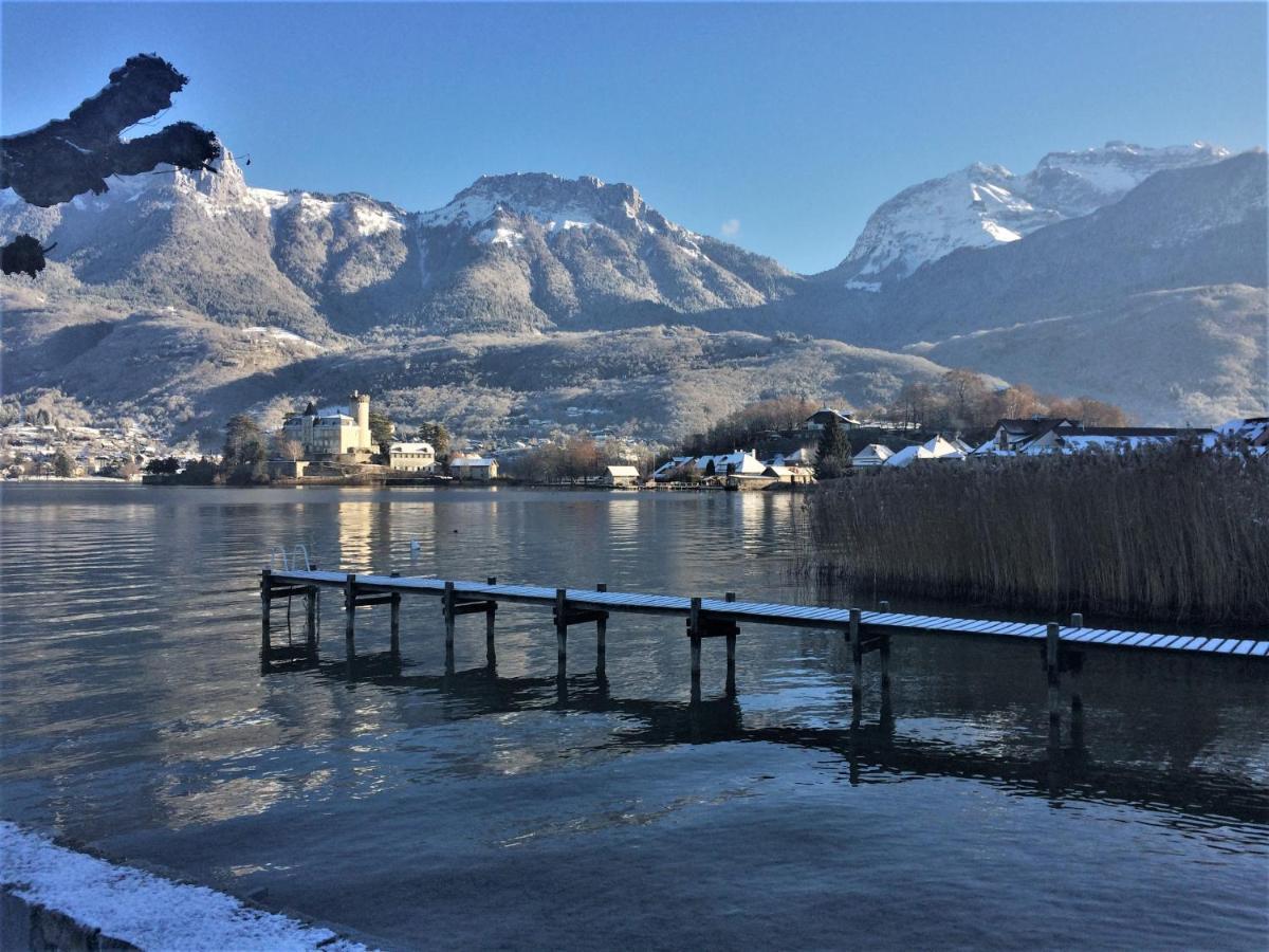 Lac Annecy Plage Privee, Duplex Baie Des Voiles Duingt Ngoại thất bức ảnh