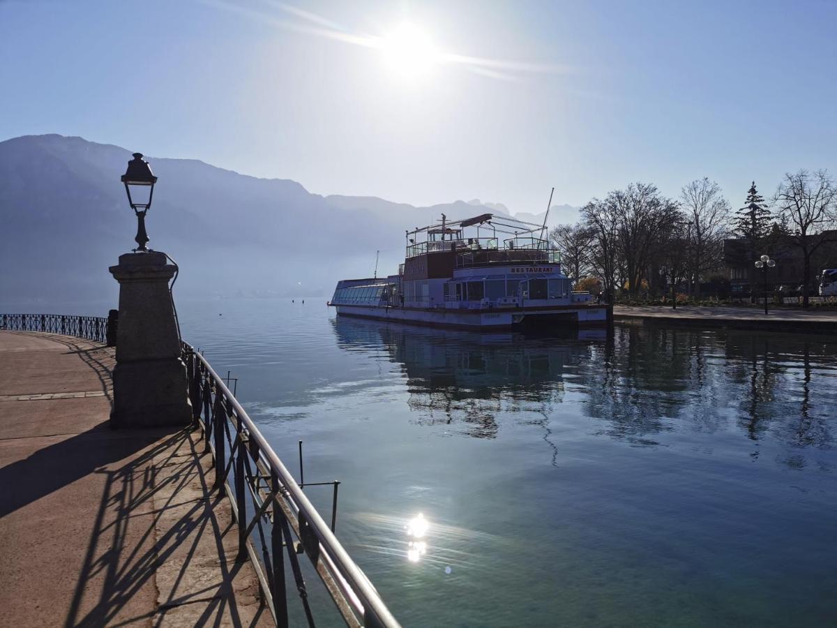 Lac Annecy Plage Privee, Duplex Baie Des Voiles Duingt Ngoại thất bức ảnh