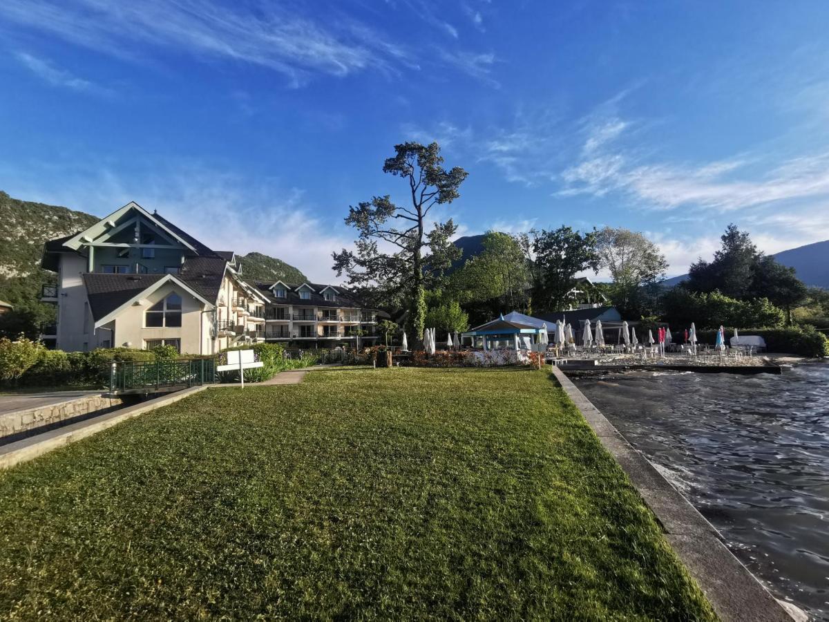 Lac Annecy Plage Privee, Duplex Baie Des Voiles Duingt Ngoại thất bức ảnh
