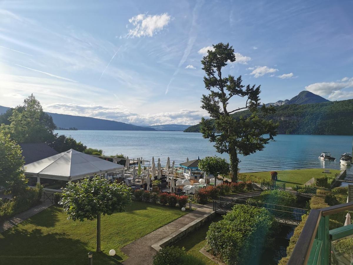 Lac Annecy Plage Privee, Duplex Baie Des Voiles Duingt Ngoại thất bức ảnh