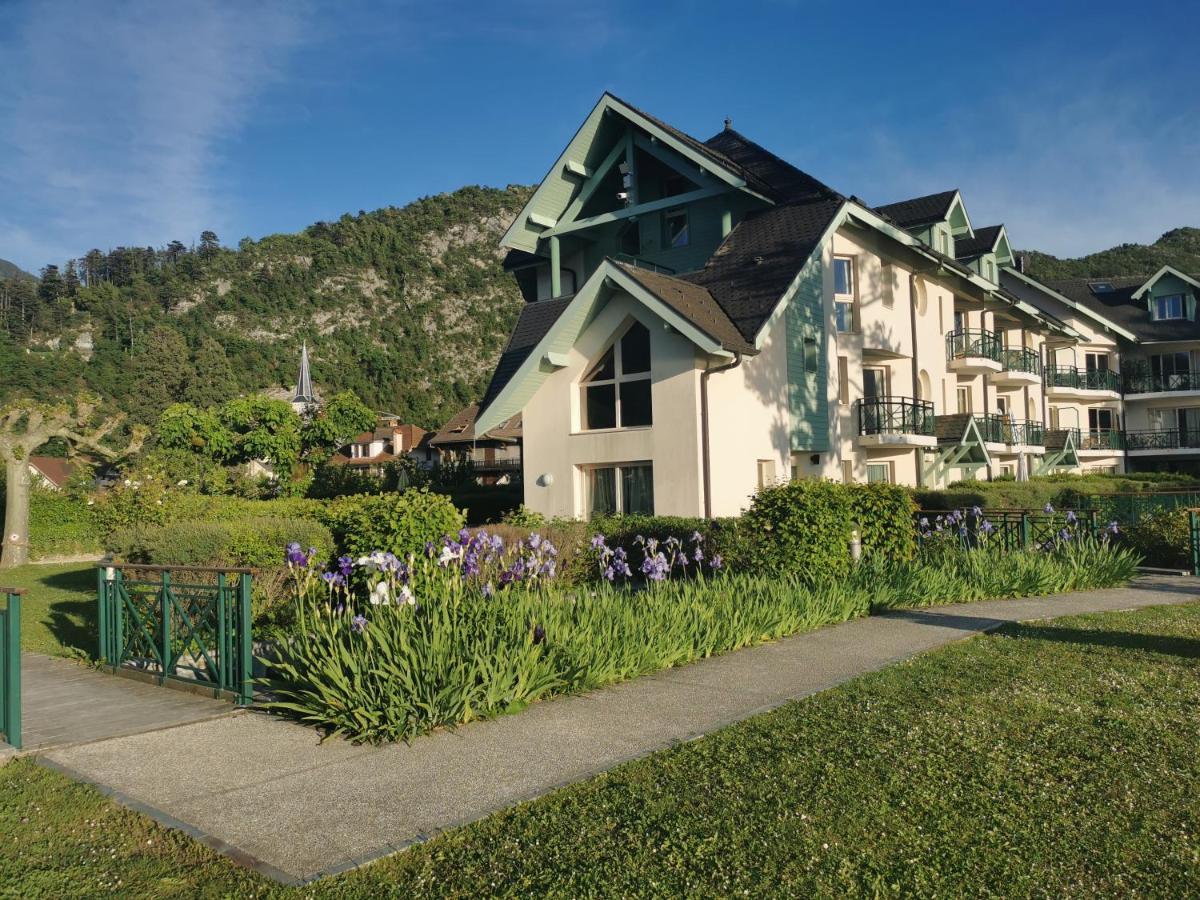 Lac Annecy Plage Privee, Duplex Baie Des Voiles Duingt Ngoại thất bức ảnh
